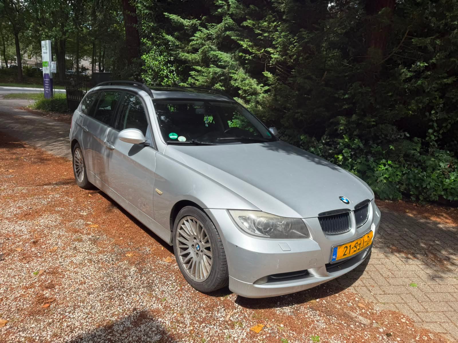 BMW 3-Serie 2.0 D 320 Touring AUT 2006 Grijs, Auto's, BMW, Automaat, Achterwielaandrijving, 1995 cc, 4 cilinders
