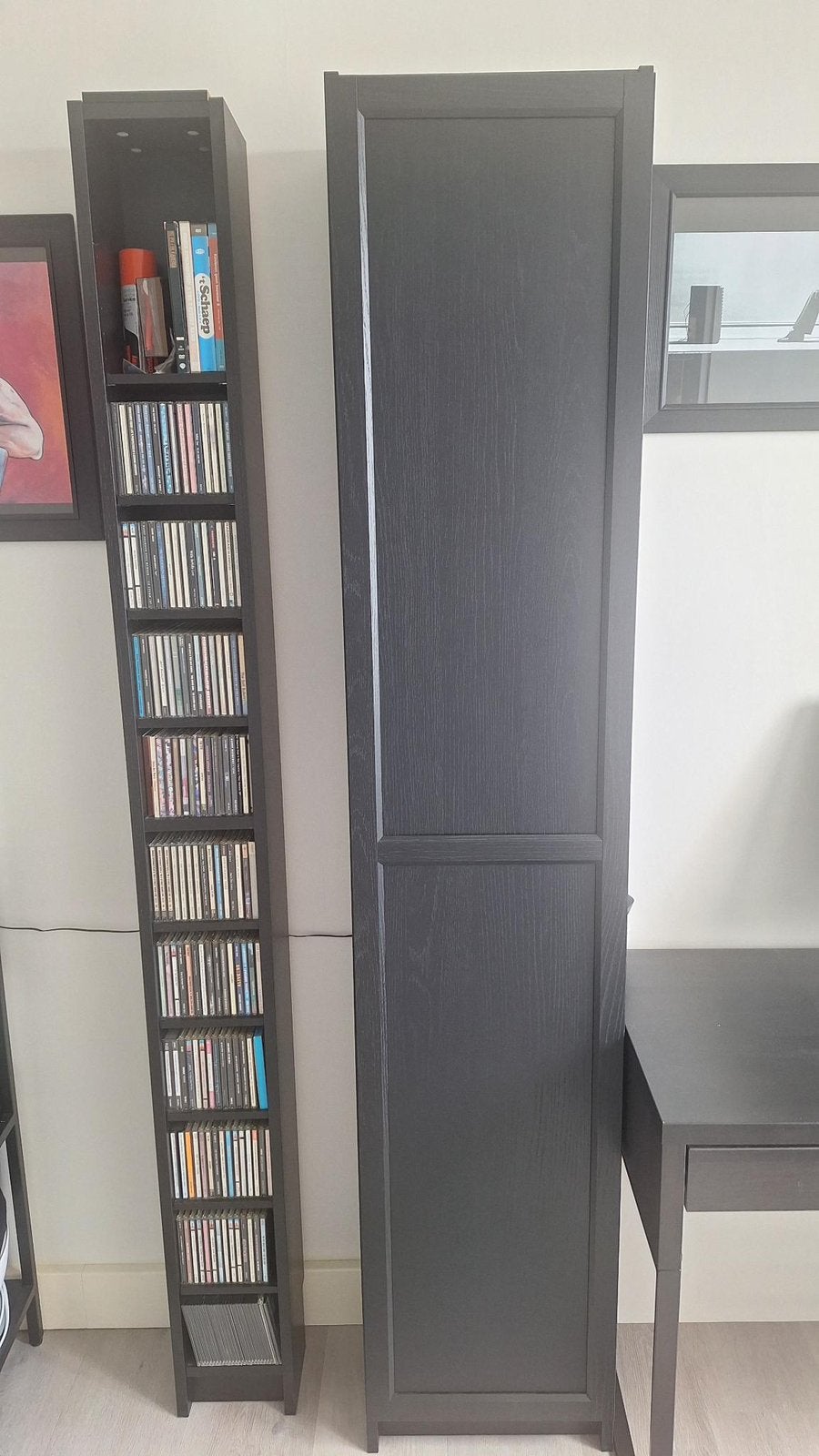 CD kast Billy ( ikea ), Ophalen, 150 discs of meer, Zo goed als nieuw, Hout