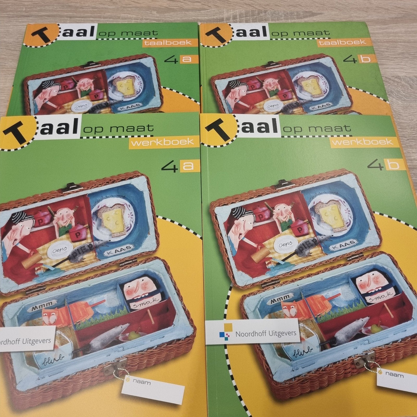 Groep 4 Taal op maat taalboek en werkboek 4a en 4b, Ophalen of Verzenden, Zo goed als nieuw
