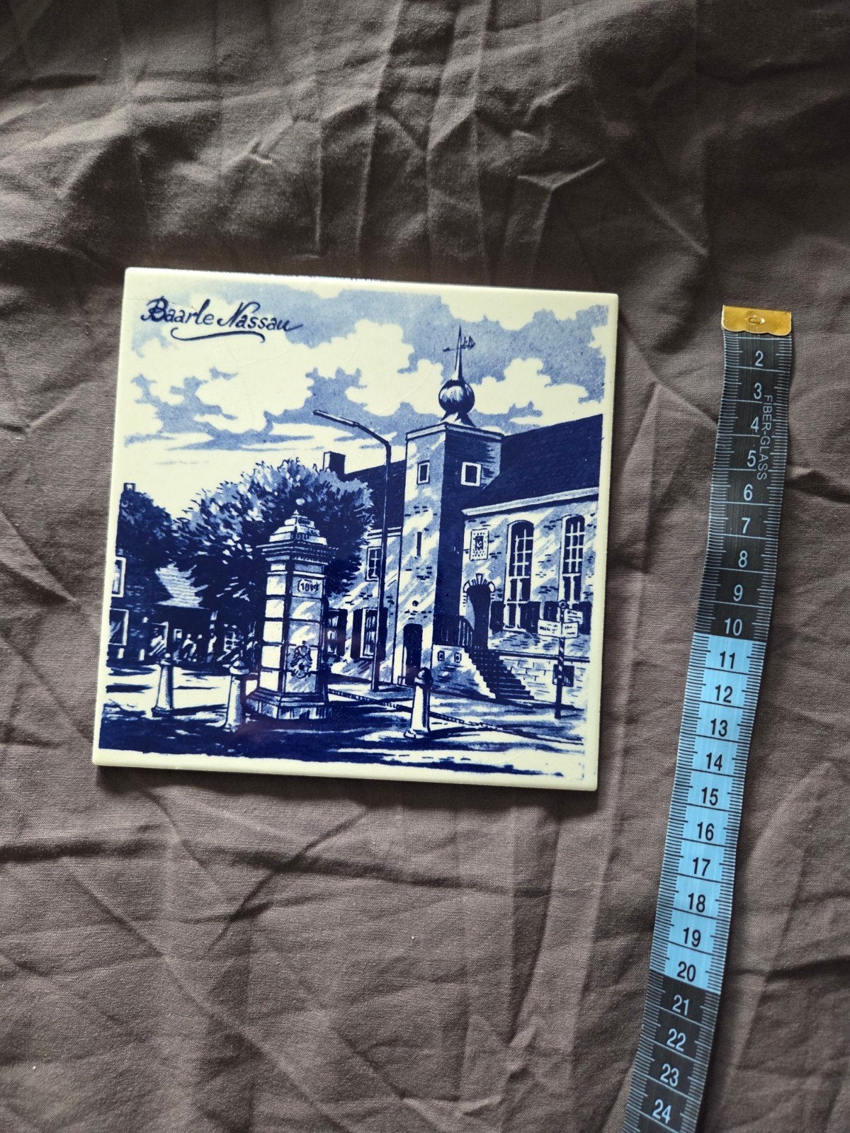 Delfts Blauw Tegel Baarle-Nassau, Ophalen of Verzenden