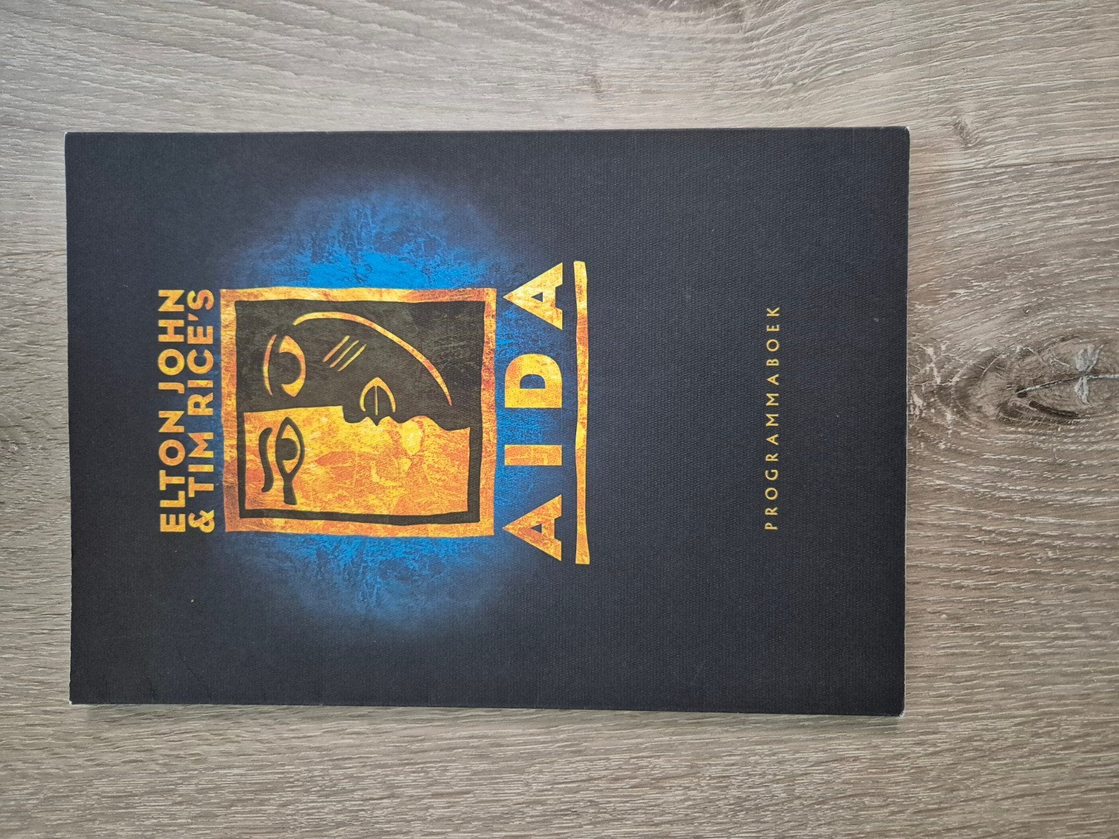 Musical - Aida programmaboekje, Ophalen of Verzenden, Zo goed als nieuw