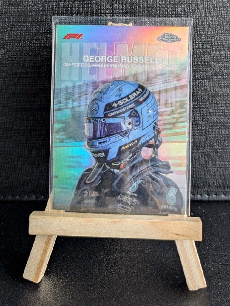 2024 topps chrome f1 George Russel HC-5, Ophalen of Verzenden, Zo goed als nieuw, Plaatje