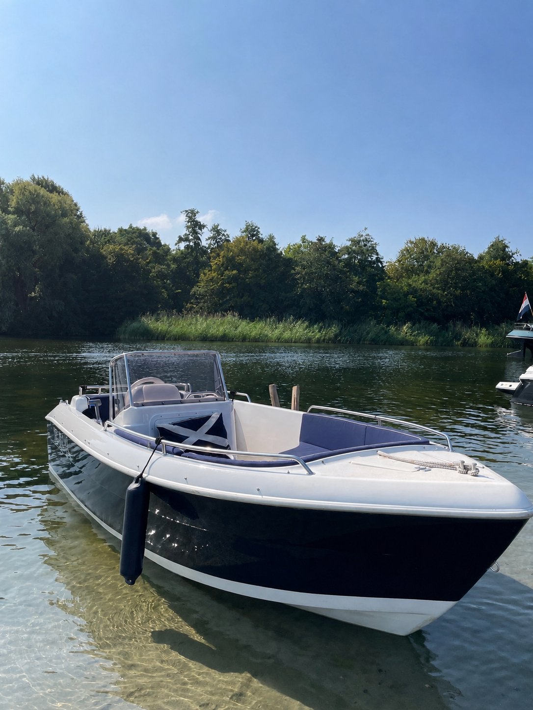 Clever warrior console boot met Evinrude E-TEC 50pk, Watersport en Boten, Vis- en Consoleboten, Overige merken, Gebruikt, 5 m