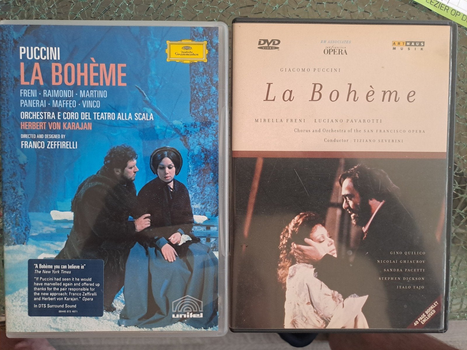 La boheme - 2x (dvd), Cd's en Dvd's, Dvd's | Muziek en Concerten, Alle leeftijden, Verzenden, Zo goed als nieuw