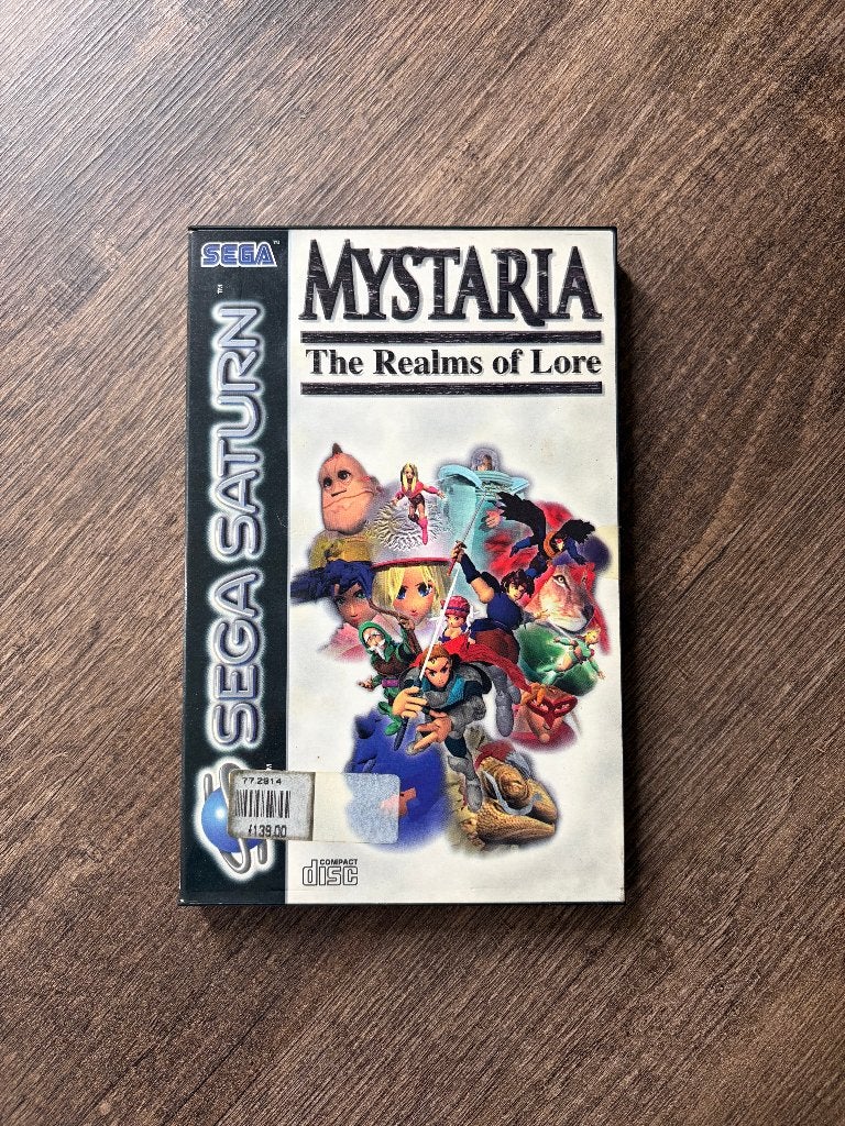 Mystaria: The Realms of Lore - Sega Saturn (PAL) | CIB, 1 speler, Ophalen of Verzenden, Zo goed als nieuw, Vanaf 3 jaar