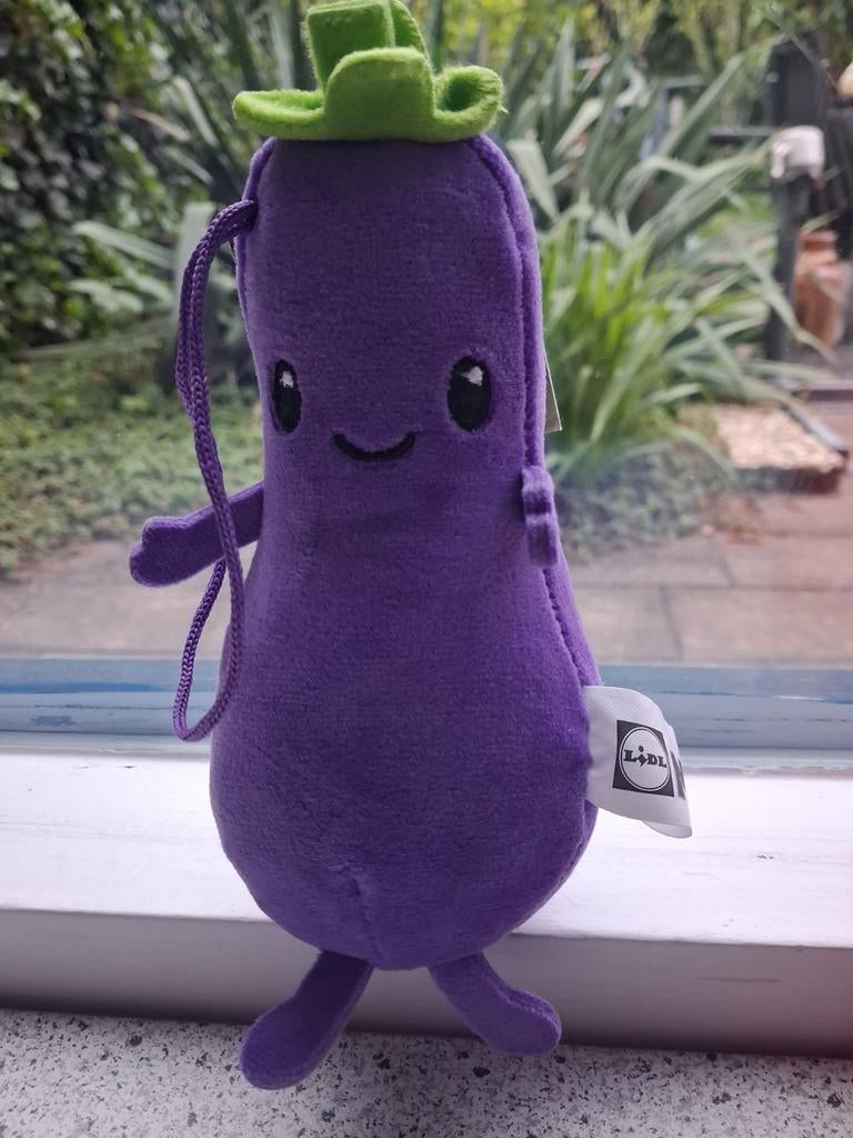Abby Aubergine van Lidl serie 2026 met kaartje/sticker, Overige typen, Nieuw, Ophalen of Verzenden, Wasbaar
