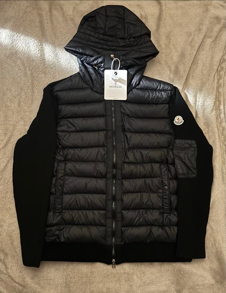 Moncler Cardigan Maat L Zwart - Eid aanbieding wees snel!, Kleding | Heren, Jassen | Winter, Ophalen of Verzenden, Nieuw, Maat 52/54 (L)