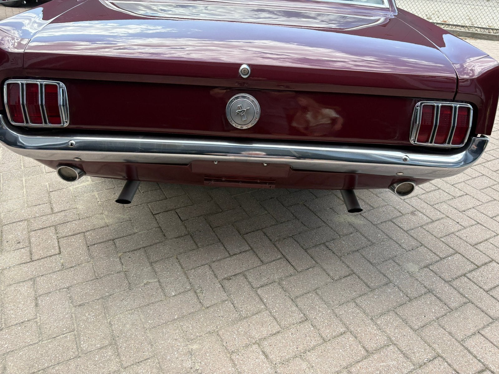 Ford Mustang 1966 v8 289 Coupe Burgundy, foto 11