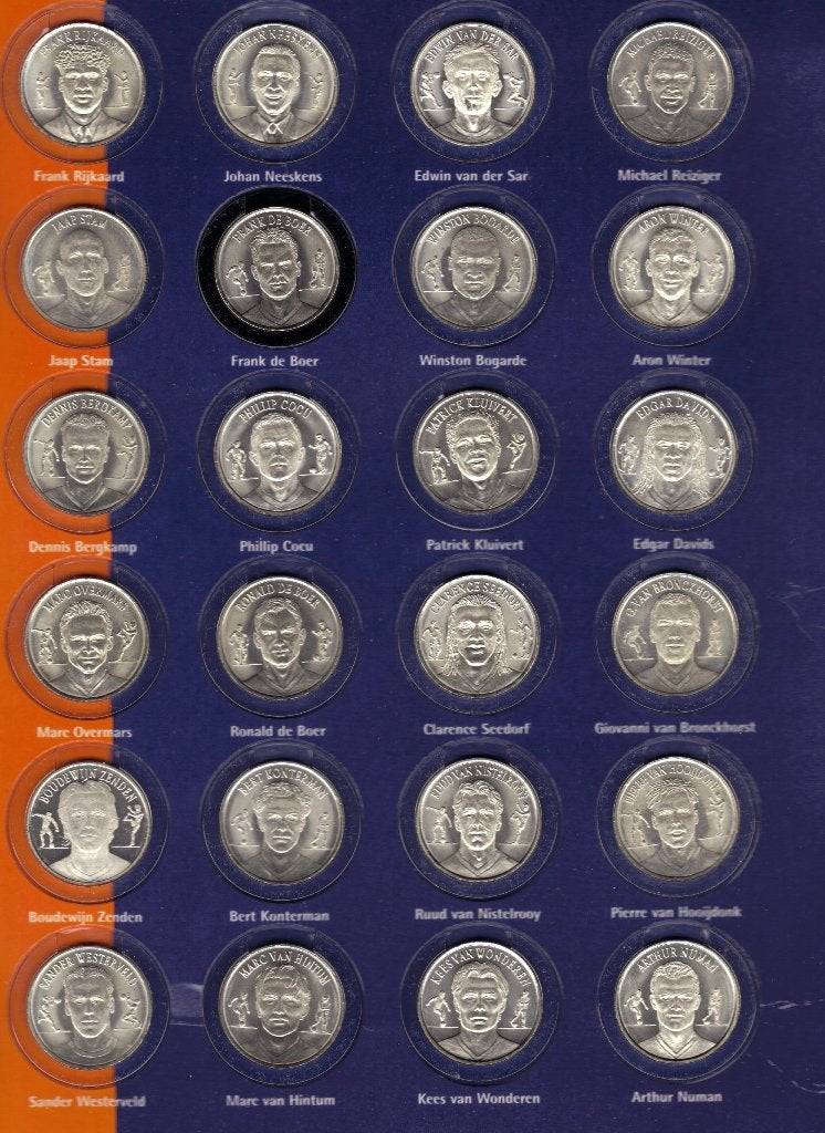 EK 2000 VoetbalMunten, Verzamelen, Verzenden, Zo goed als nieuw, Buitenlandse clubs, Poster, Plaatje of Sticker