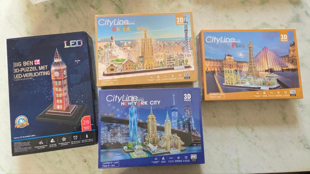 3D puzzels steden, Ophalen of Verzenden, Minder dan 500 stukjes, Rubik's of 3D-puzzel