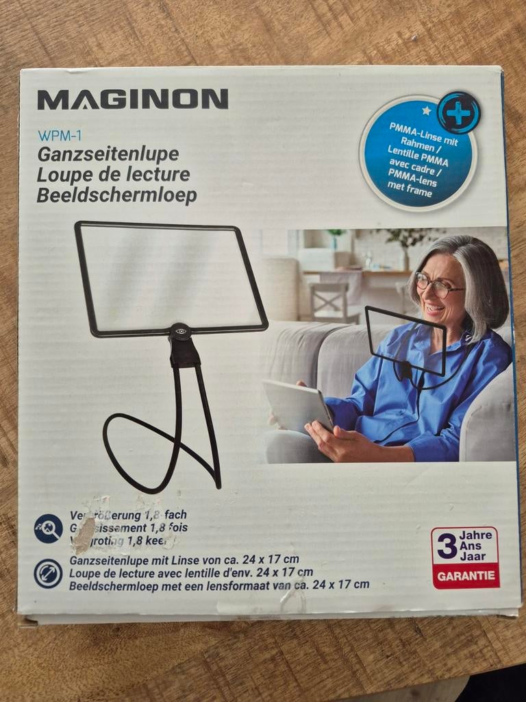 Maginon Beeldschermloep WPM-1, Ophalen of Verzenden