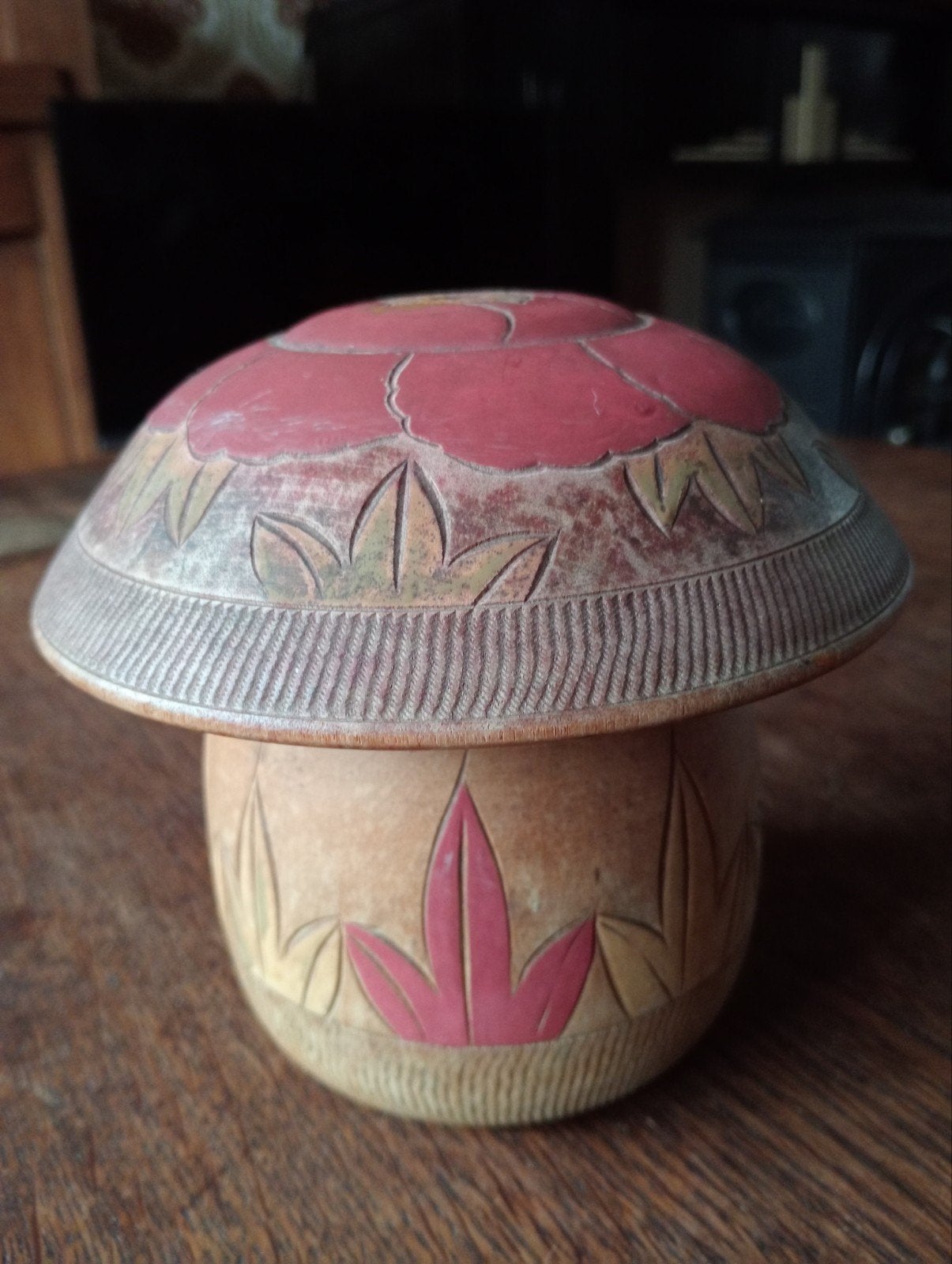 Unieke houten breipot, Ophalen of Verzenden