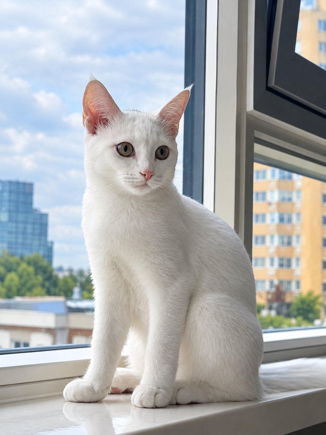 Siamees kitten mix britse korthaar, Kater, Gechipt