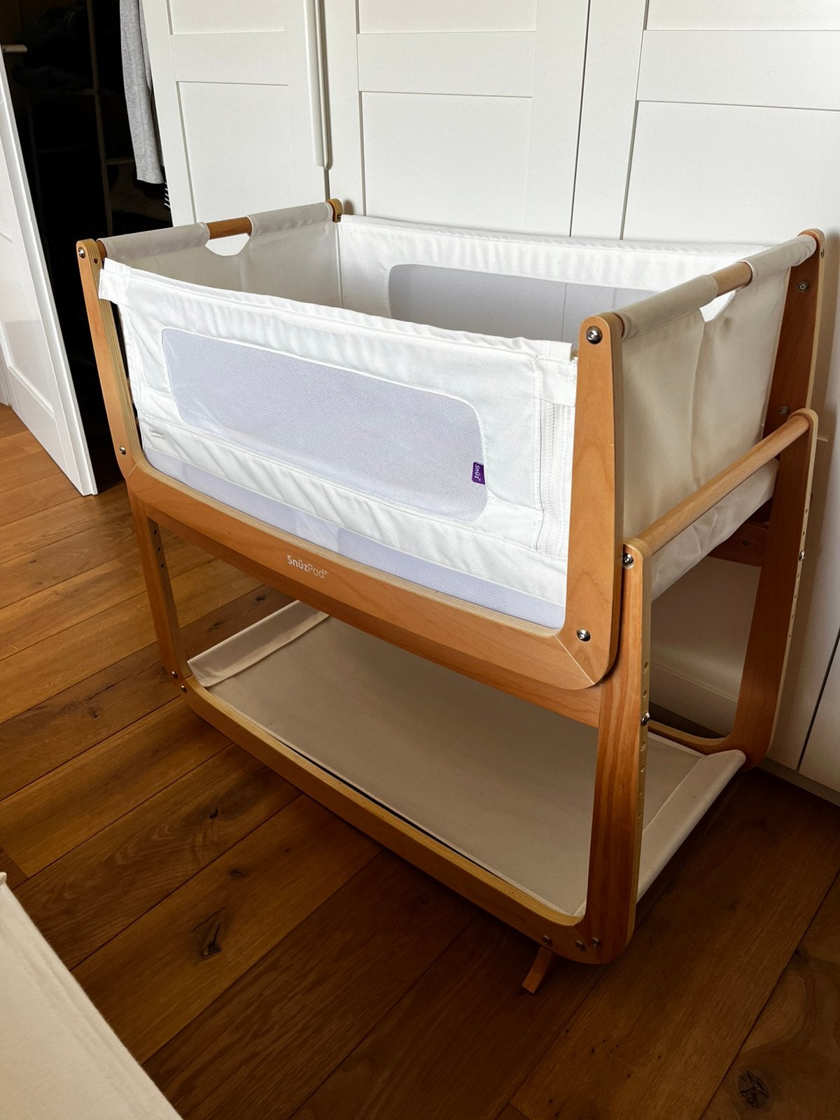 SnüzPod4 Co-Sleeper Wieg - Zo goed als nieuw, Ophalen of Verzenden, Zo goed als nieuw, Wieg