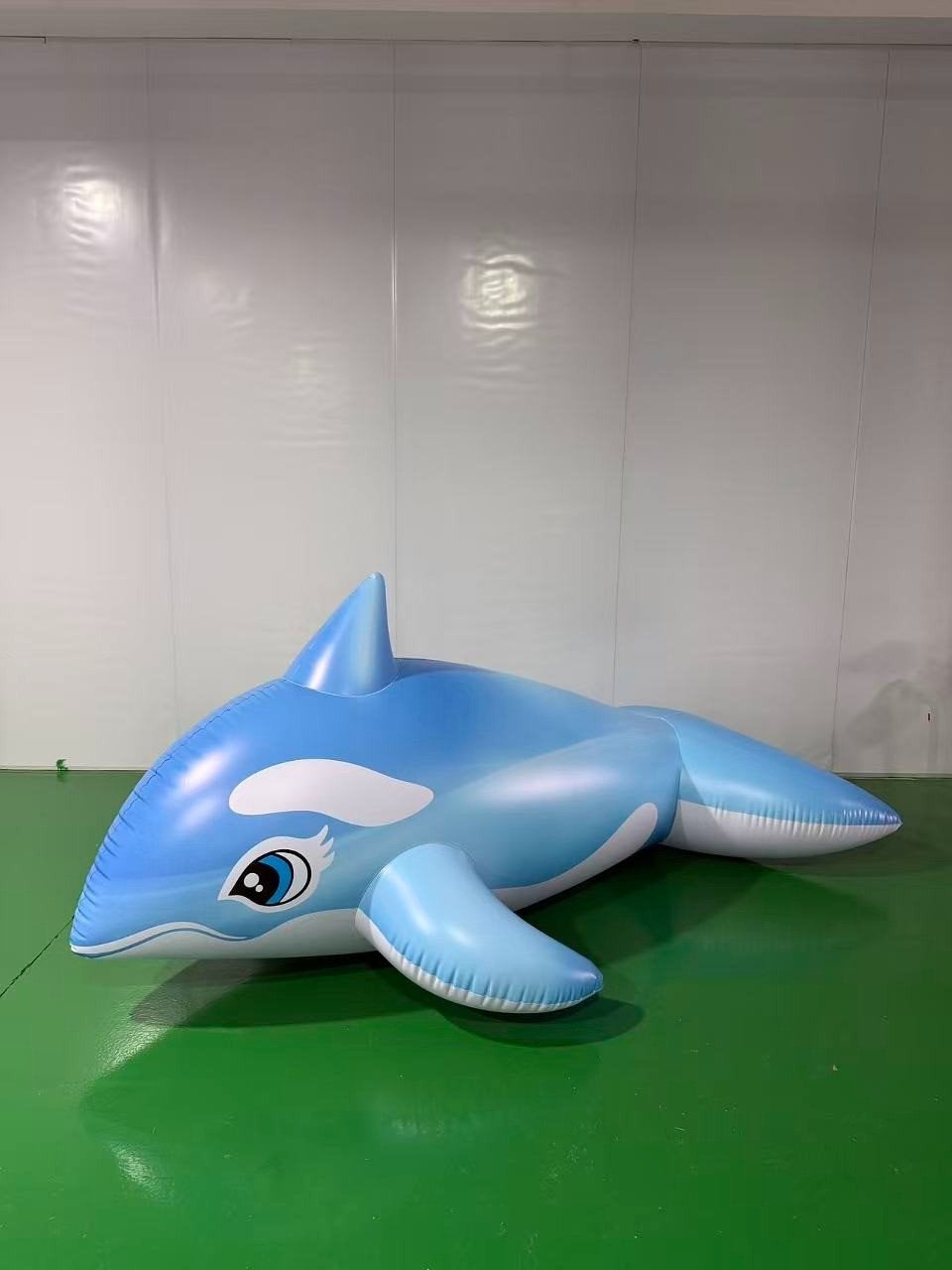ZELDZAME 3 METER OPBLAASBARE BLAUWE WALVIS - ZACHTE PVC, Ophalen of Verzenden, Nieuw