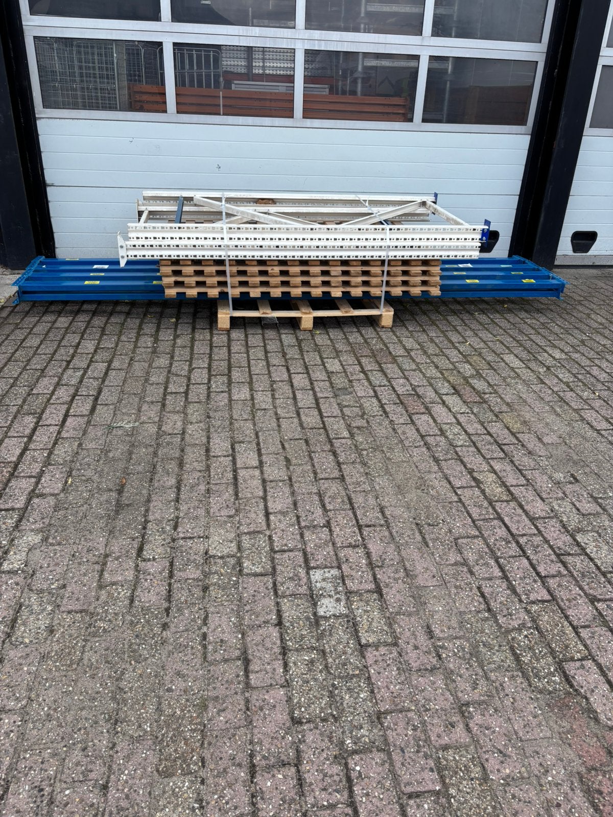 Nedcon palletstelling 2x staander /magazijnstelling stelling, Ophalen, Gebruikt, ., .