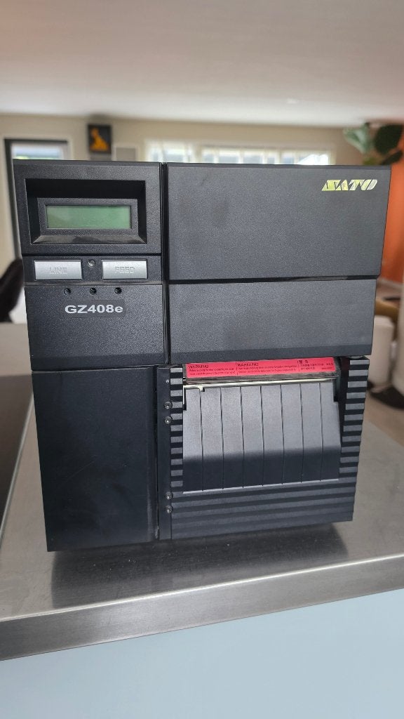 SATO GZ408e Industrie Labelprinter o.a. voor kledinglabels, Computers en Software, Ophalen of Verzenden, Gebruikt, Etiket, SATO