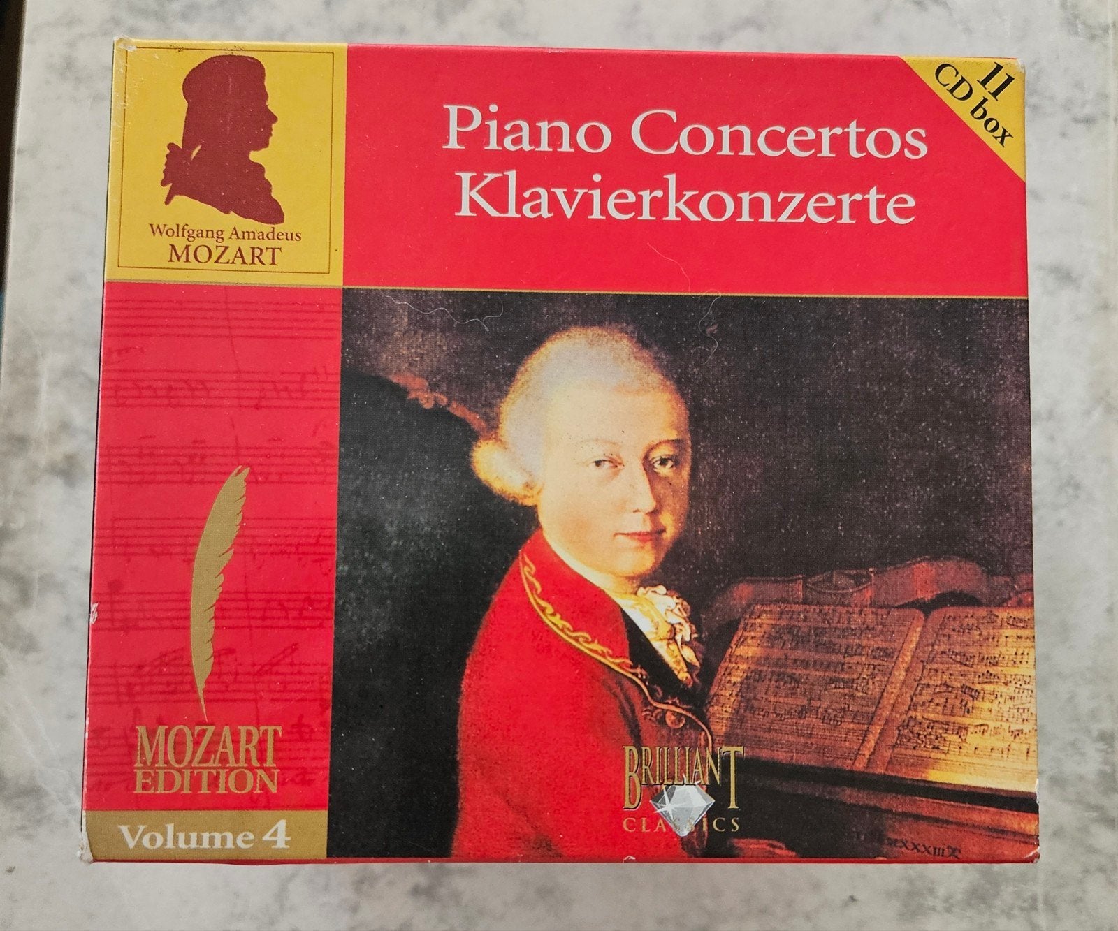 Wolfgang Amadeus Mozart – Piano Concertos (11 CD’s) - Vol. 4, Boxset, Ophalen of Verzenden, Zo goed als nieuw, Classicisme