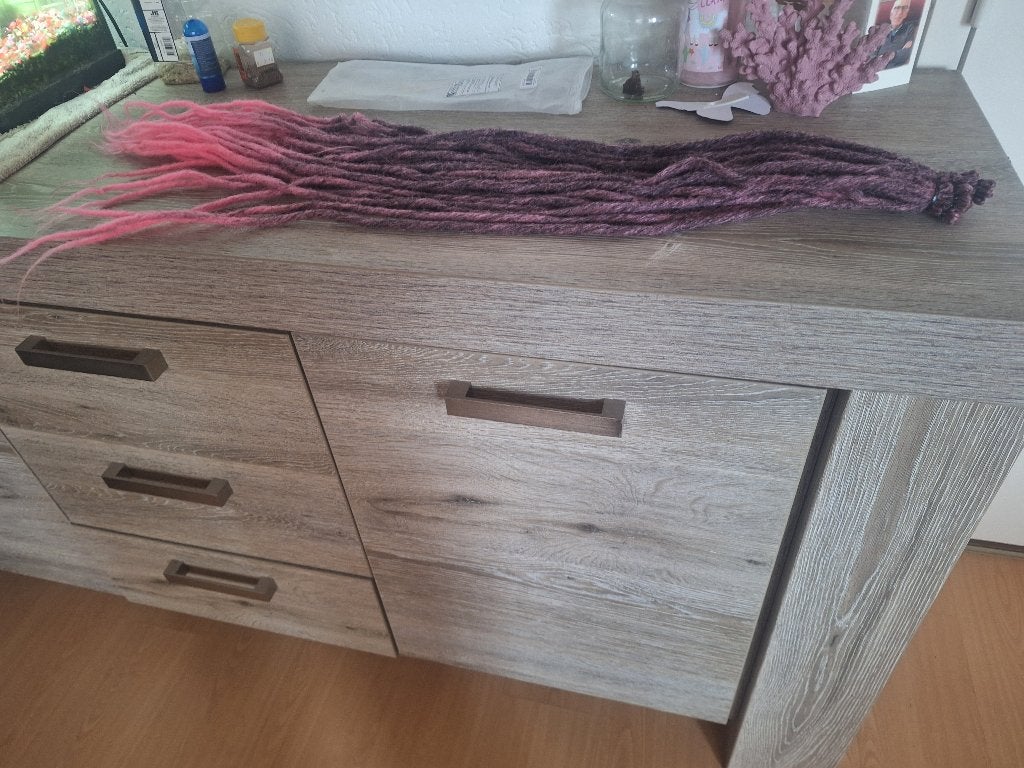 set synthetische dreadlocks!, Ophalen of Verzenden, Nieuw, Pruik of Haarverlenging