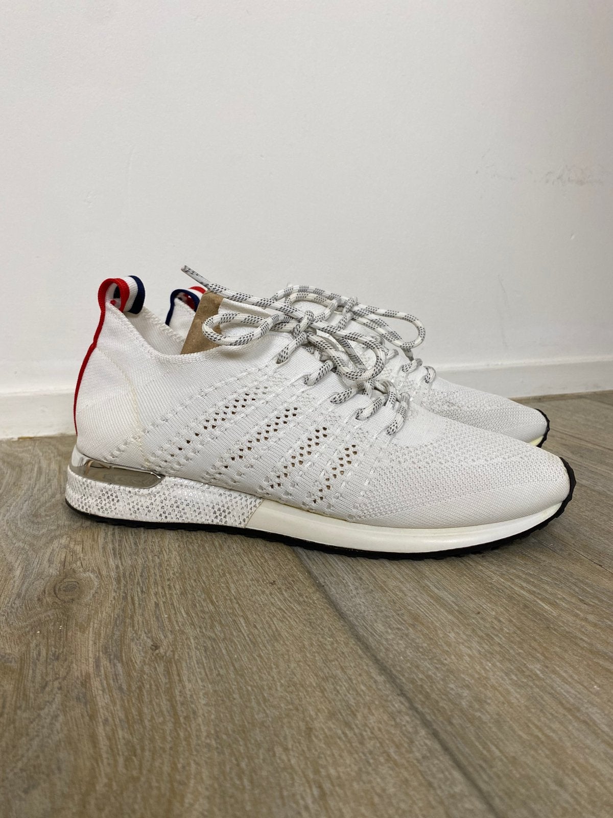 Sneakers – La Strada – wit – maat 41 – zo goed als nieuw, Kleding | Dames, Verzenden, Wit, Sneakers of Gympen, La Strada