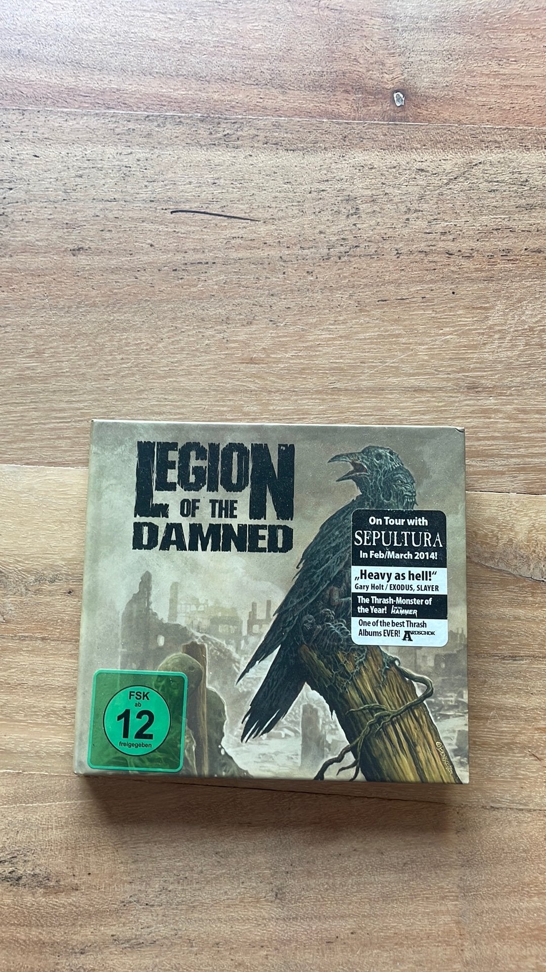Legion Of The Damned - Ravenous Plague Limited CD+DVD Box, Ophalen of Verzenden, Zo goed als nieuw, Album, Digipak