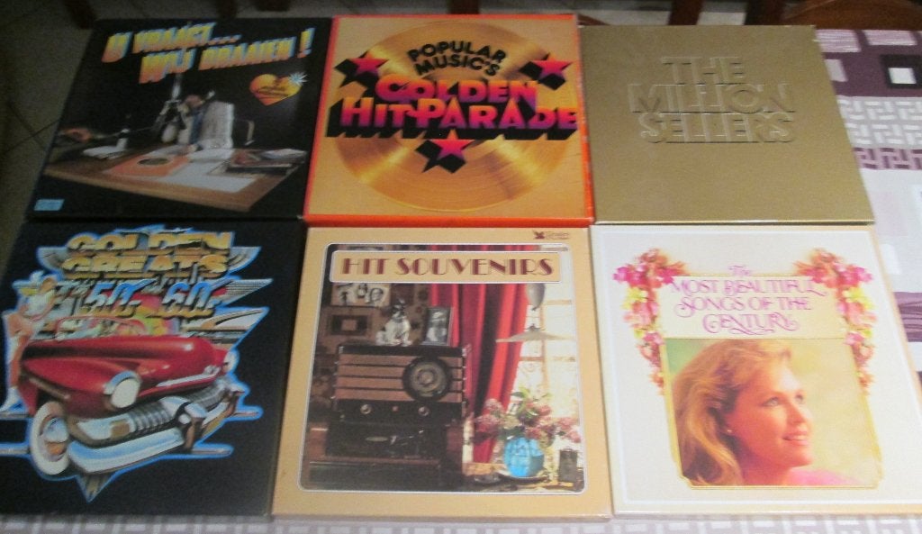 6 Boxsets met 48 Vinyl LP's - verzamelalbums, Cd's en Dvd's, Vinyl | Verzamelalbums, Zo goed als nieuw, Boxset, Pop, 12 inch, Ophalen of Verzenden