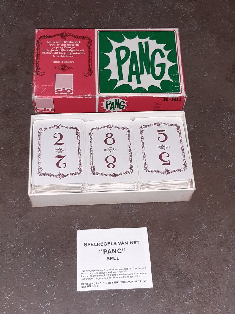 Pang kaartspel Sio vintage uitmuntende staat, Ophalen of Verzenden