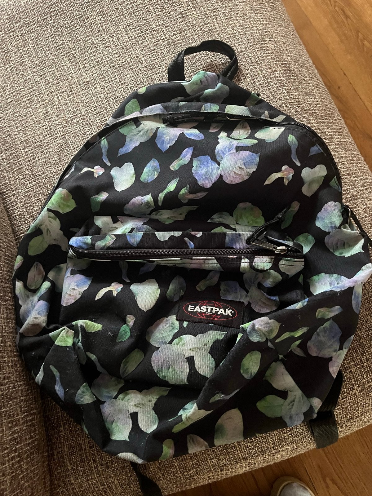 Eastpak rugzak met bloemenprint, Ophalen, Gebruikt, 25 tot 40 cm, Eastpak