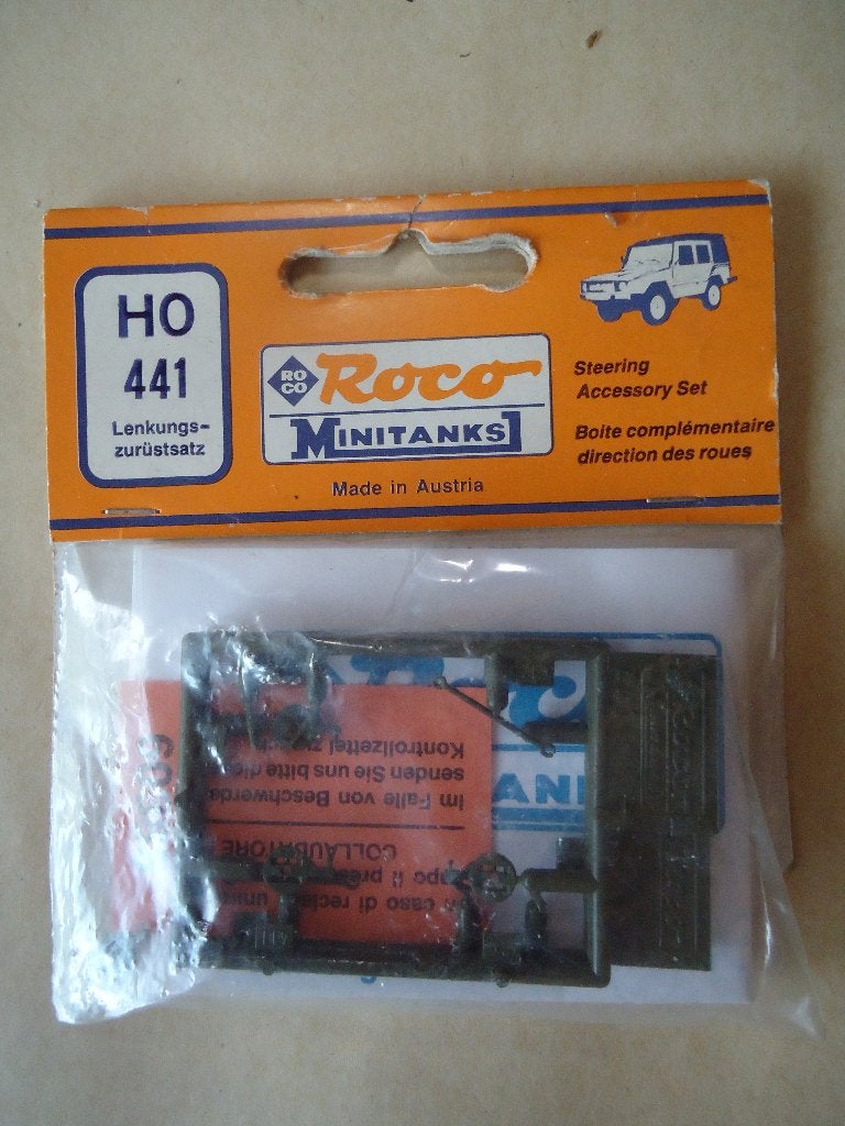 Stuurinrichting Roco Minitanks accessoireset 441, Hobby en Vrije tijd, Modelauto's | 1:87, Ophalen of Verzenden, Nieuw, Bus of Vrachtwagen