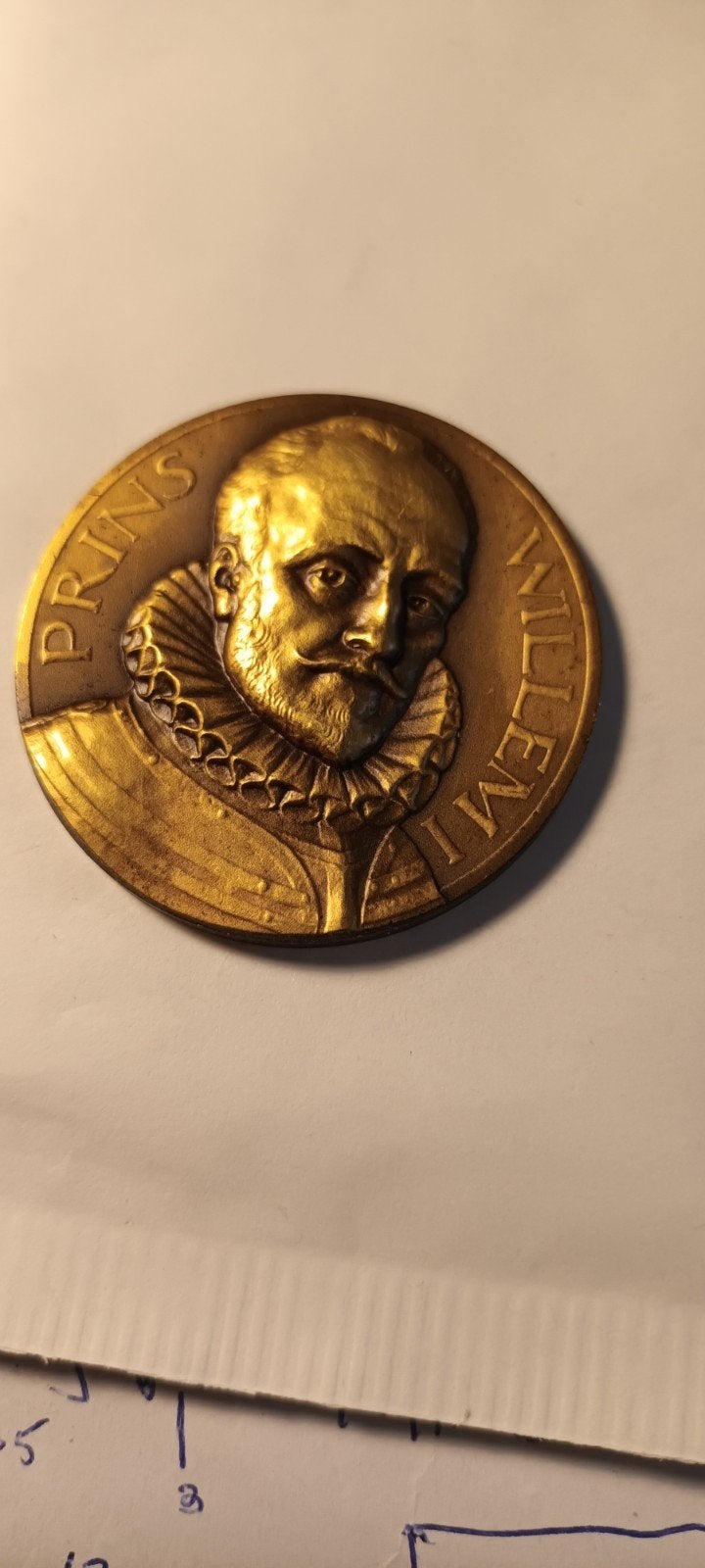 Herdenkingsmunt Willem van Oranje 1533-1584, Postzegels en Munten, Penningen en Medailles, Ophalen of Verzenden