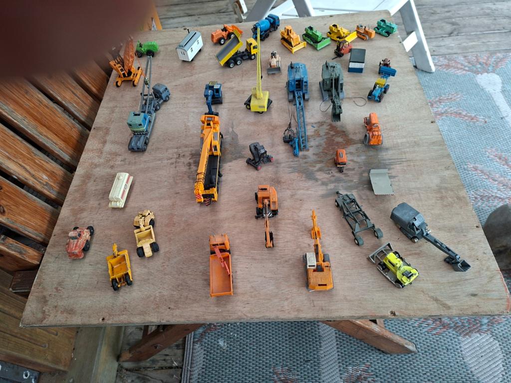 bouw voertuigen voor op de spoorbaan, Hobby en Vrije tijd, Ophalen of Verzenden, Gelijkstroom of Wisselstroom, Brug, Tunnel of Gebouw