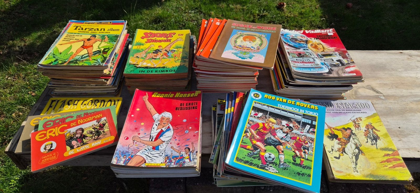 verzameling strips, Meerdere stripboeken, Ophalen of Verzenden, Gelezen