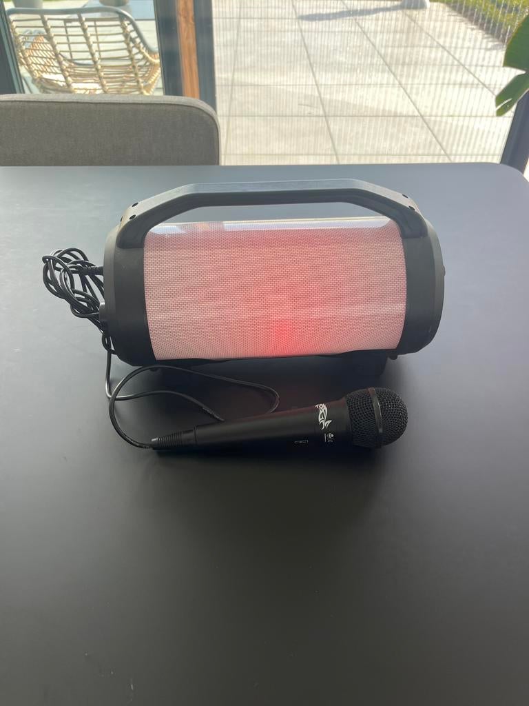 iDance Cyclone 400 met microfoon, Audio, Tv en Foto, Karaoke-apparatuur, Gebruikt, Complete set, Ophalen
