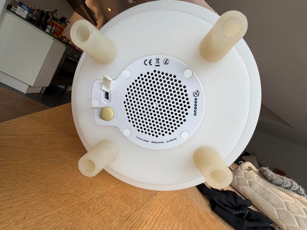 Kooduu Synergy 65 - Grote Bluetooth Speaker met Lamp, Ophalen of Verzenden, Gebruikt, Kunststof, Minder dan 100 cm