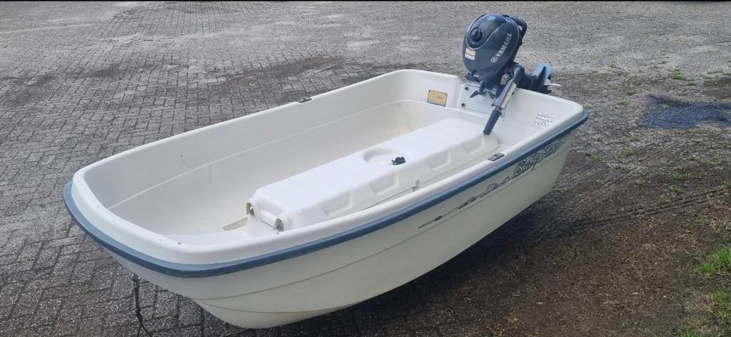 Terhi Babyfun met Yamaha 2.5pk 4-takt buitenboordmotor, Gebruikt, Ophalen of Verzenden, Minder dan 10 pk, Tot 6 meter