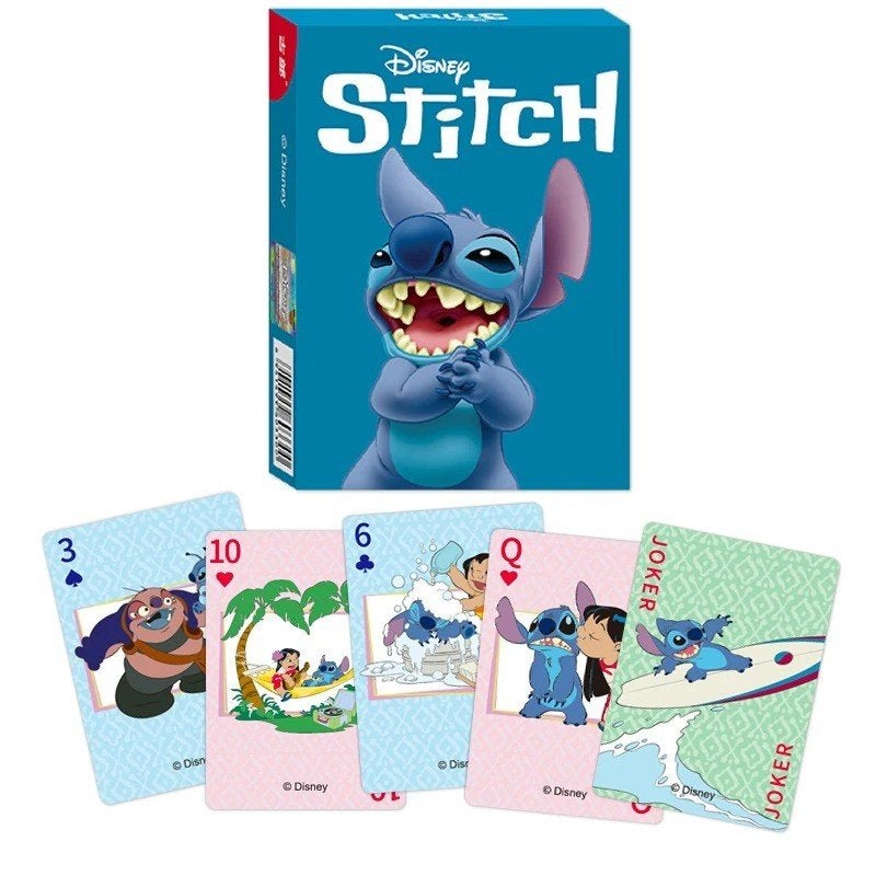 Disney Stitch speelkaarten / poker set (54 kaarten), Verzamelen, Ophalen of Verzenden, Overige figuren, Nieuw, Overige typen