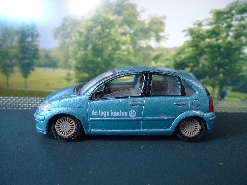 1/43 Citroën C3 - Solido "de Lage Landen Verzekeringen", Ophalen of Verzenden, Gebruikt, Auto, Solido