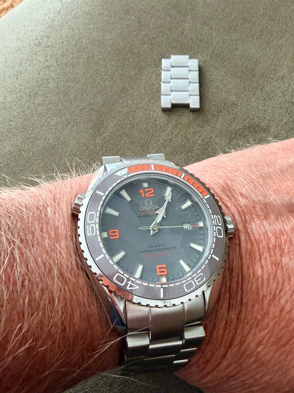 Omega seamaster planet ocean, Sieraden, Tassen en Uiterlijk, Horloges | Heren, Ophalen of Verzenden, Zo goed als nieuw, Staal