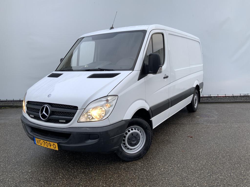 Mercedes-Benz Sprinter 313 2.2 CDI 366 L2H1 2 Zits Trekhaak, Auto's, Bestelauto's, Euro 5, Gebruikt, 4 cilinders, Wit