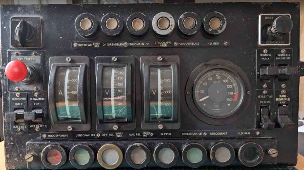 Instrumentenpanneel uit Hondekop (mat.'54), Ophalen, Gebruikt, Trein, Overige typen