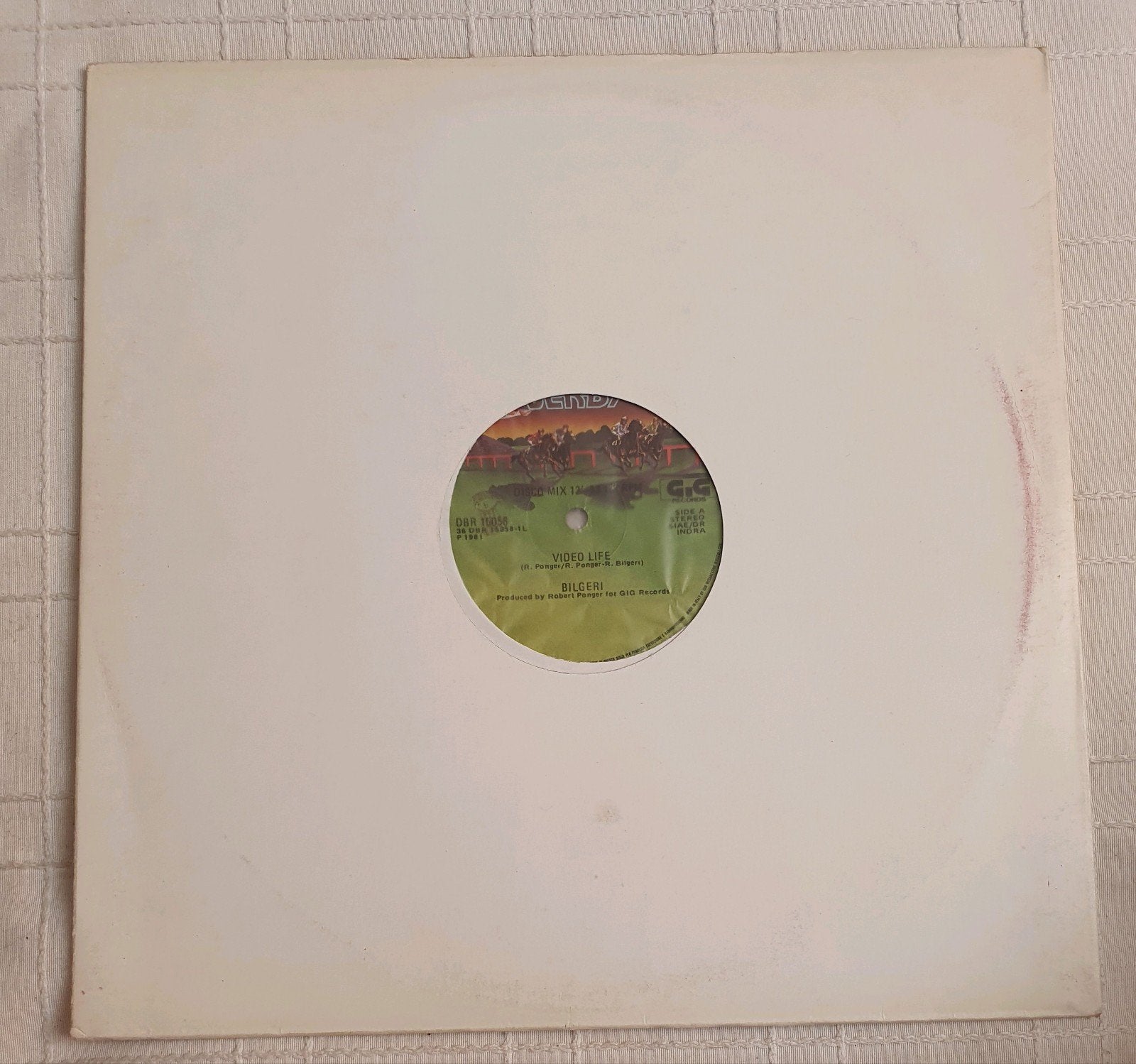 Vinyl 12" Bilgeri - Video life - DBR 15058 - 1981, Verzenden, Zo goed als nieuw, Elektronisch, EP