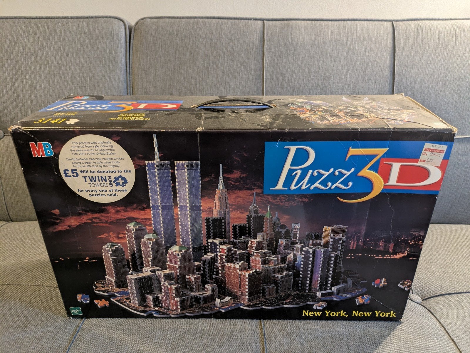 Pizza 3D New York, compleet., Hobby en Vrije tijd, Denksport en Puzzels, Ophalen of Verzenden, Meer dan 1500 stukjes, Zo goed als nieuw
