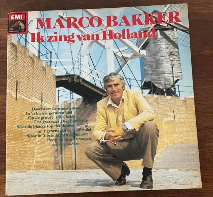 2. LP Marco Bakker ik zing van Holland, Cd's en Dvd's, Vinyl | Nederlandstalig, Ophalen of Verzenden, Gebruikt, 12 inch, Levenslied of Smartlap