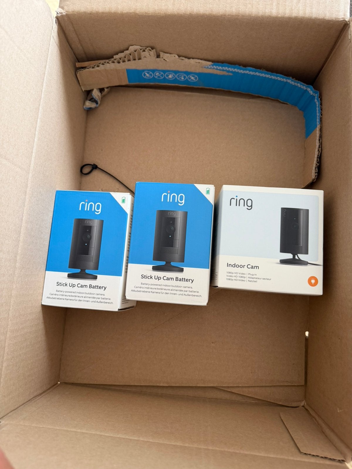 Ring cameras, Ophalen, Nieuw