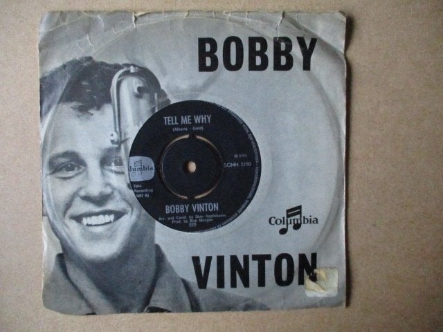 s5188 bobby vinton - tell me why, Cd's en Dvd's, Vinyl Singles, Ophalen, Gebruikt, 7 inch, Overige genres