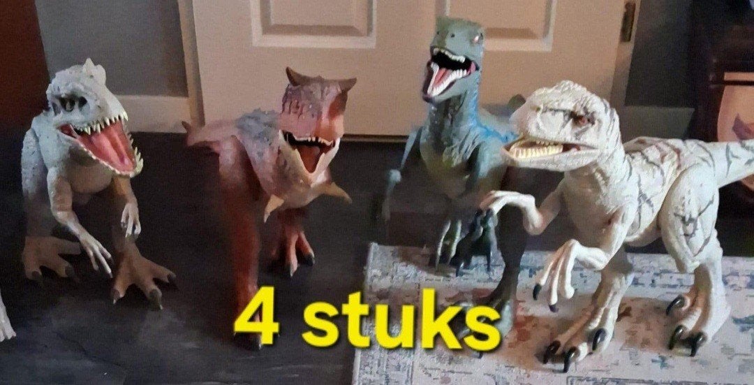 Jurassic World dinosaurus figuren., Ophalen of Verzenden, Zo goed als nieuw