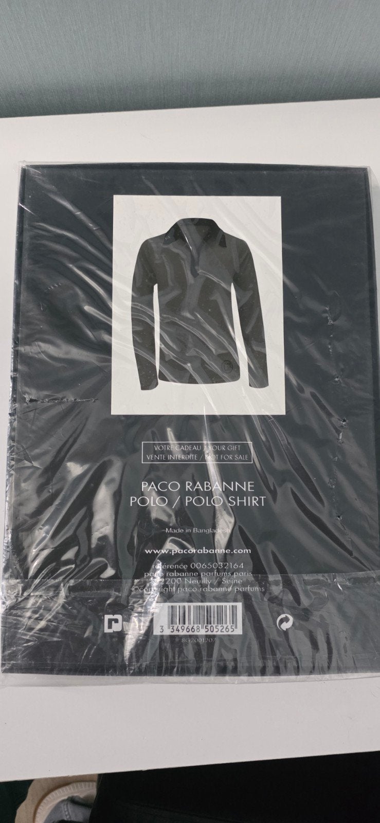 Paco Rabanne Polo Shirt - Nieuw, Zwart, Nieuw, Ophalen of Verzenden, Overige halswijdtes