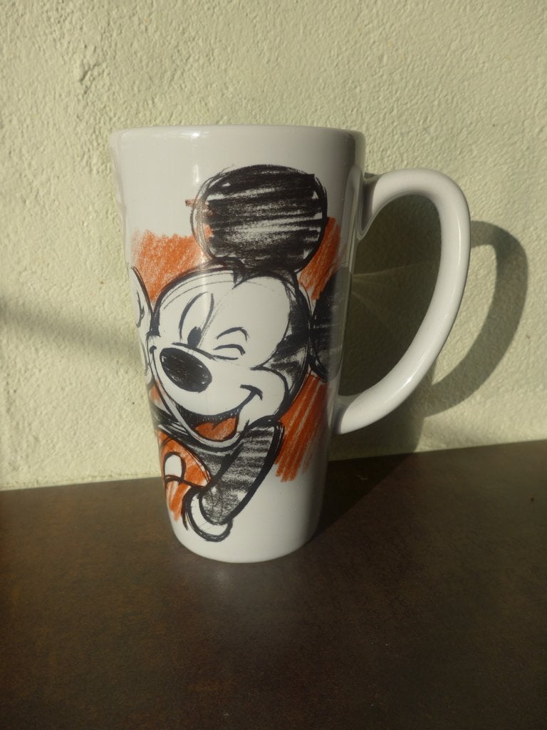 XXL Mickey Mouse beker, Verzamelen, Disney, Ophalen of Verzenden, Mickey Mouse, Zo goed als nieuw, Beeldje of Figuurtje