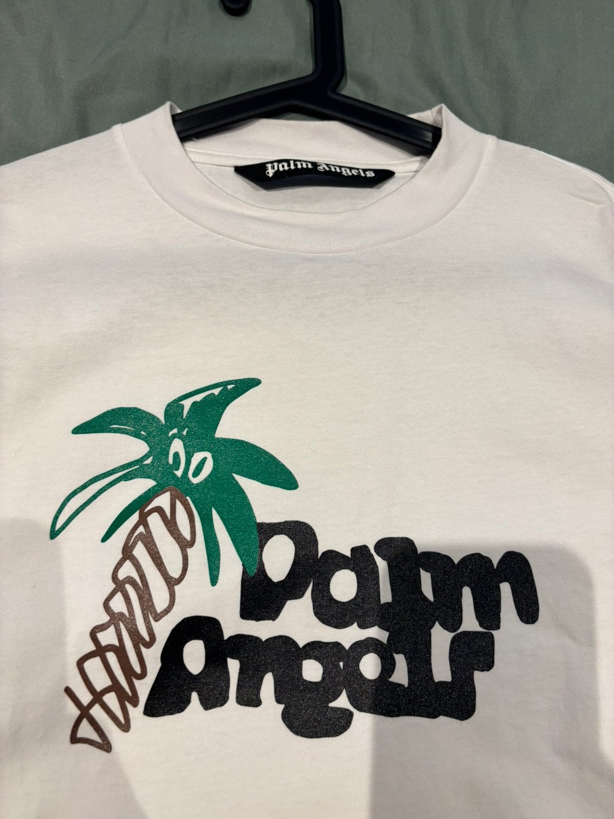Palm angels t shrit, Ophalen of Verzenden, Zo goed als nieuw, Maat 52/54 (L), Wit