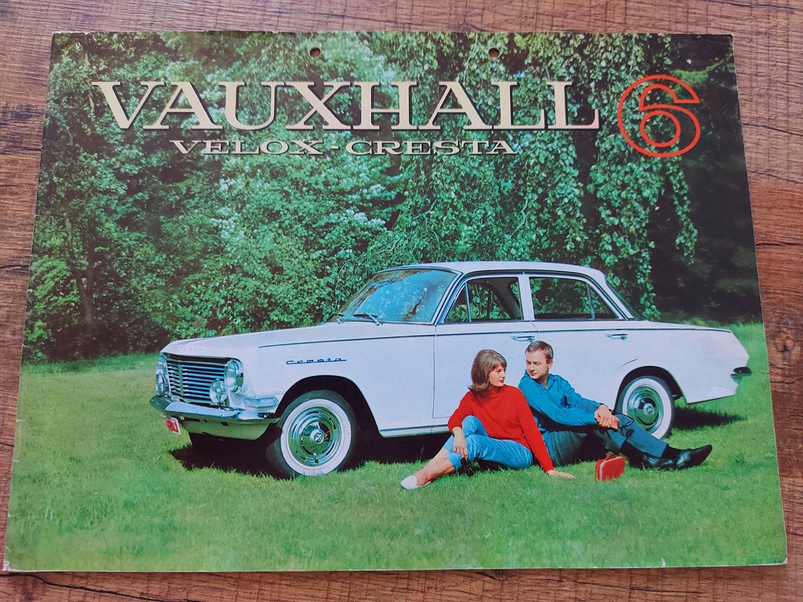 Vauxhall Velox - cresta zescilinder folder geperforeerd, Ophalen of Verzenden, Zo goed als nieuw, Overige merken